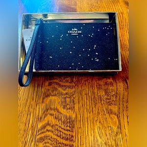 Coach Star Glitter Wristlet